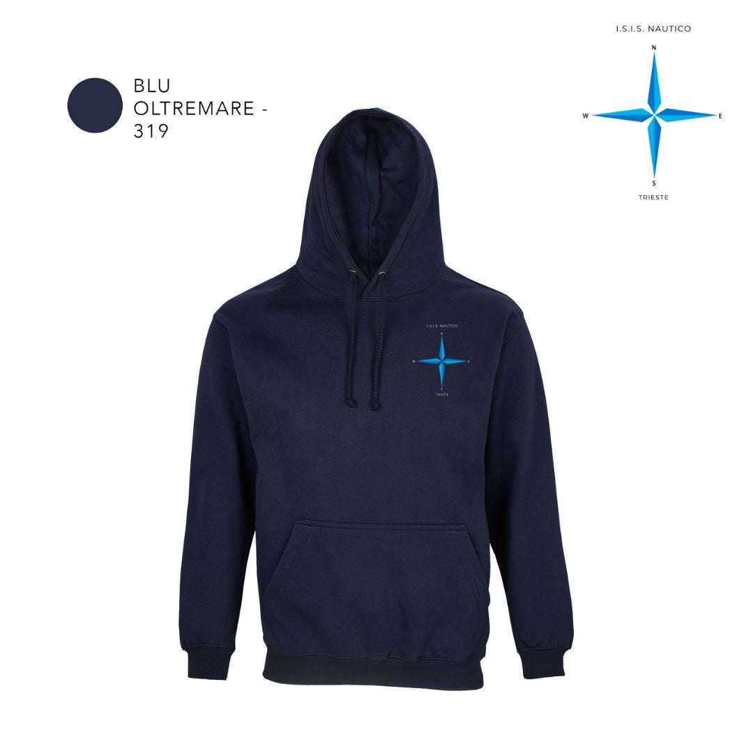 FELPE CAPPUCCIO Logo Ricamo NAUTICO