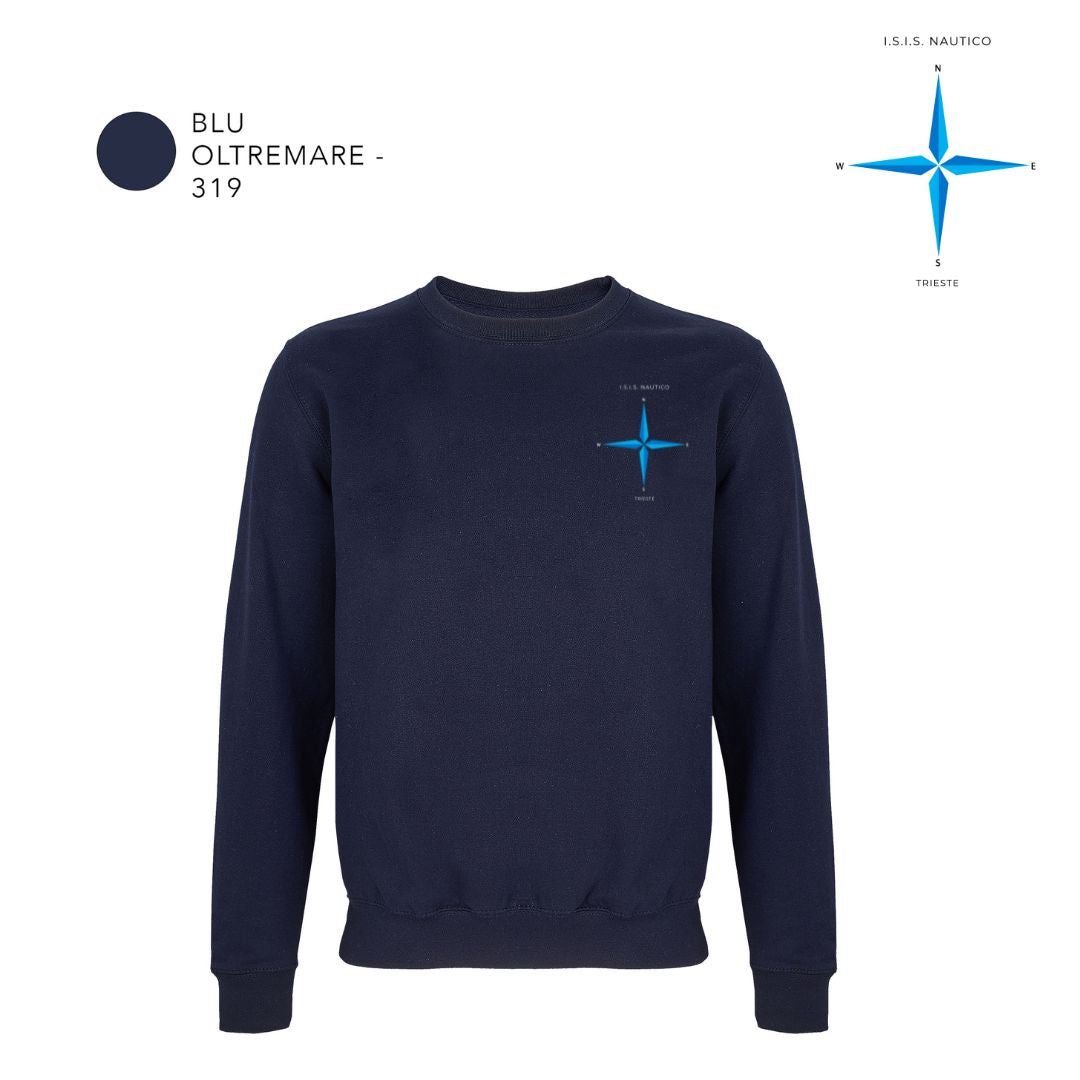 FELPE GIROCOLLO Logo Ricamato NAUTICO