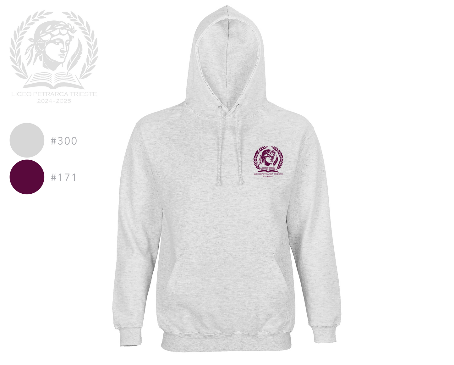 FELPE CAPPUCCIO Logo Stampato