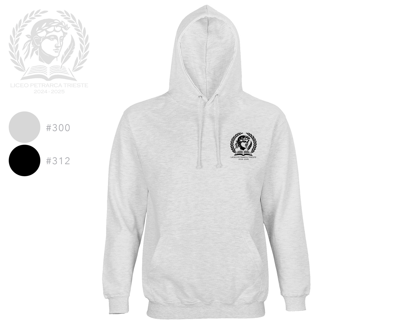 FELPE CAPPUCCIO Logo Stampato