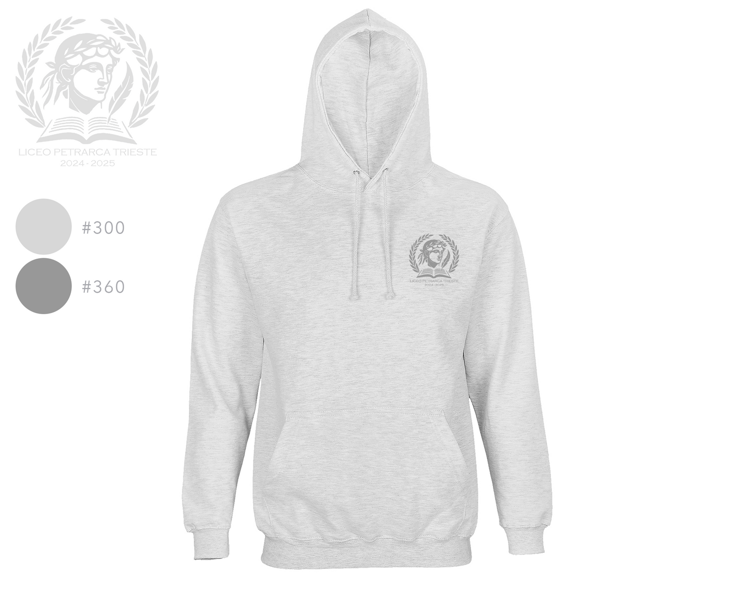 FELPE CAPPUCCIO Logo Stampato