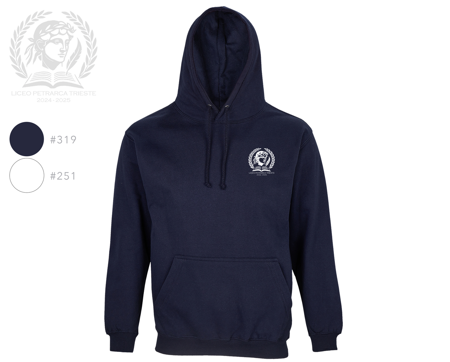 FELPE CAPPUCCIO Logo Stampato