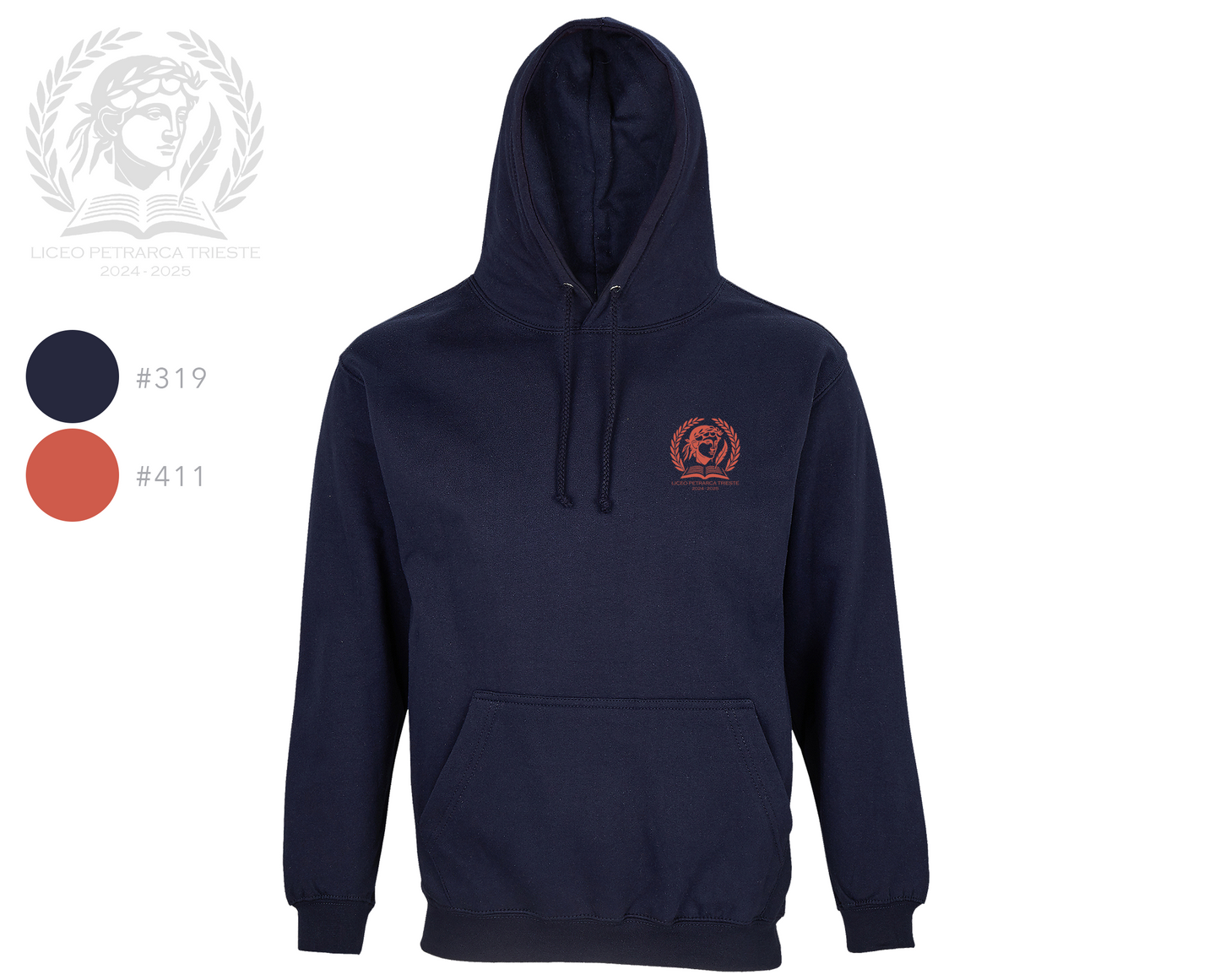 FELPE CAPPUCCIO Logo Stampato