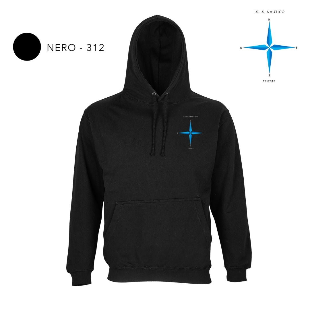 FELPE CAPPUCCIO Logo Ricamo NAUTICO